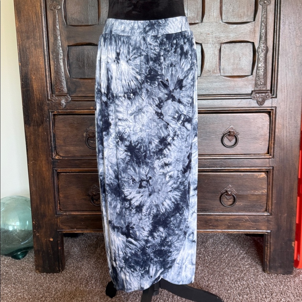 Bobeau TieDye ALine Skirt